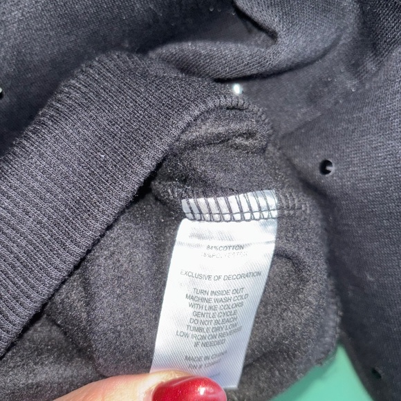 Paisley Lane size 10 sweatshirt black excellent condition - Picture 5 of 7